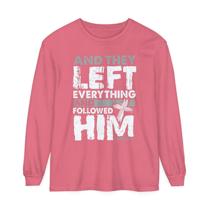 Left Everything Long Sleeve Shirt Long-sleeve Watermelon S 