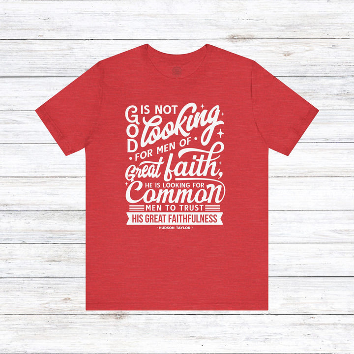 Hudson Taylor Common Men Unisex T-Shirt T-Shirt Heather Red S