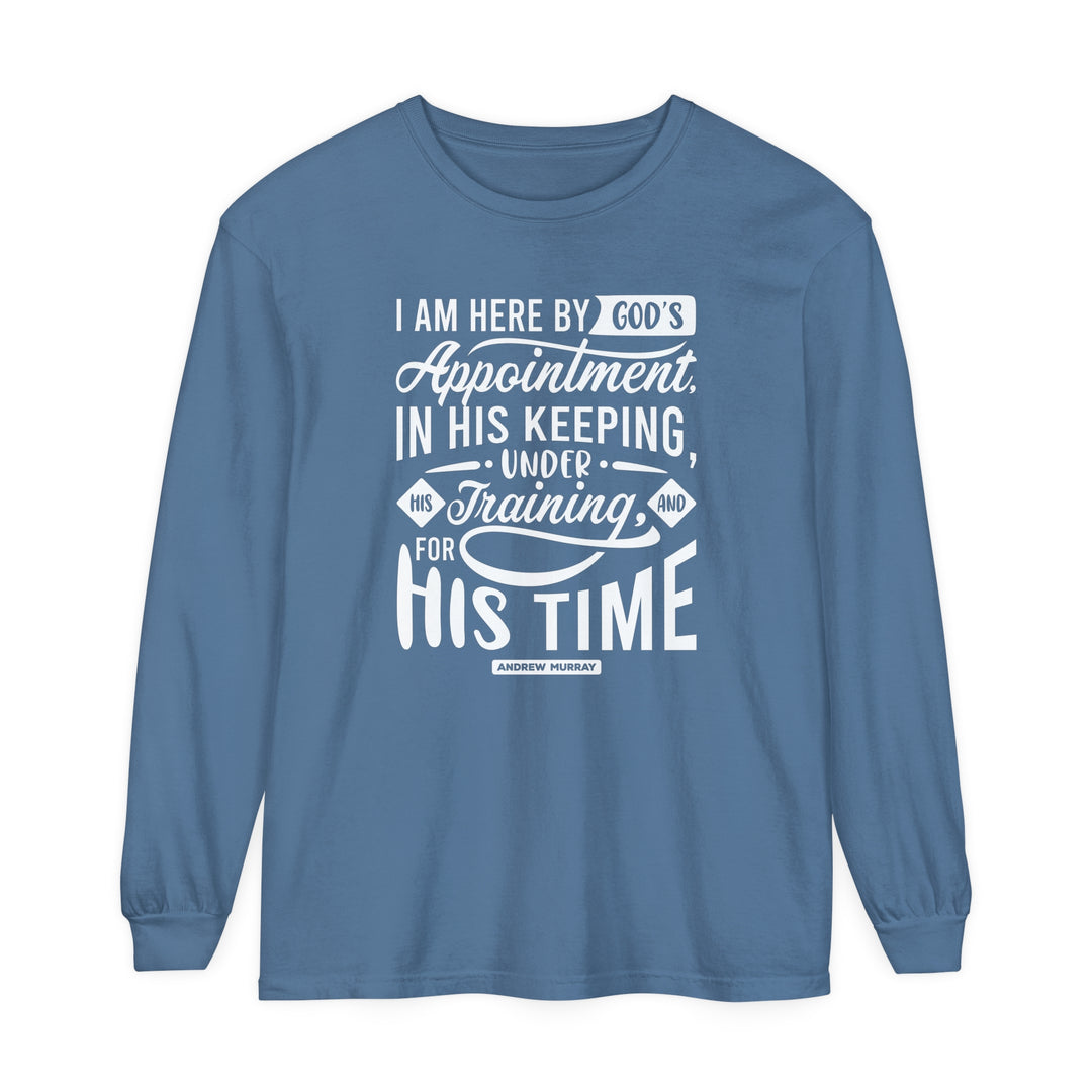 Andrew Murray's His Time Long Sleeve Shirt Long-sleeve Blue Jean S