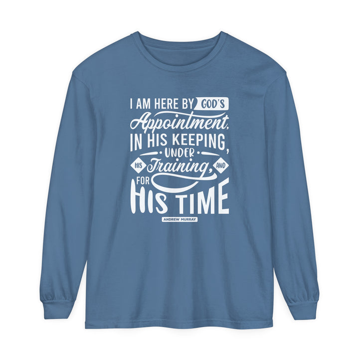 Andrew Murray's His Time Long Sleeve Shirt Long-sleeve Blue Jean S