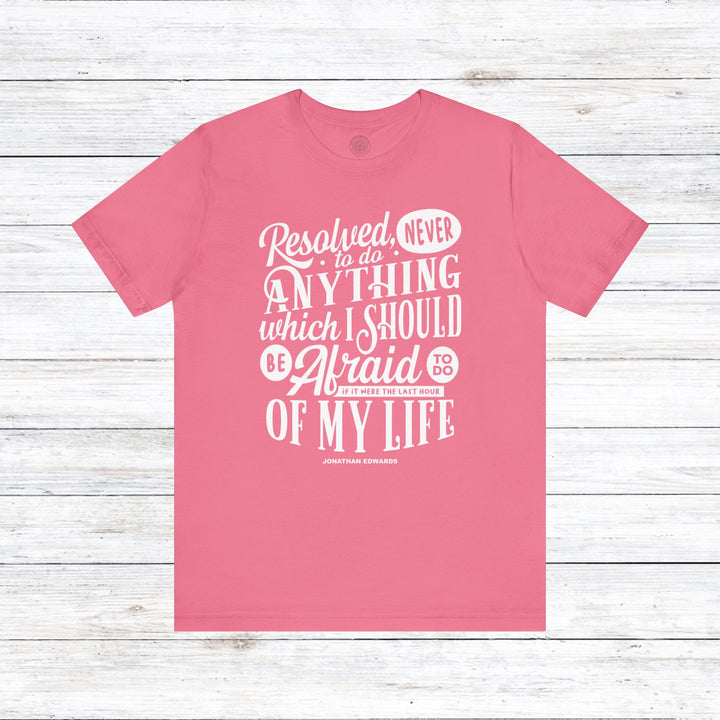 Last Hour Jonathan Edwards Unisex T-Shirt T-Shirt Charity Pink S