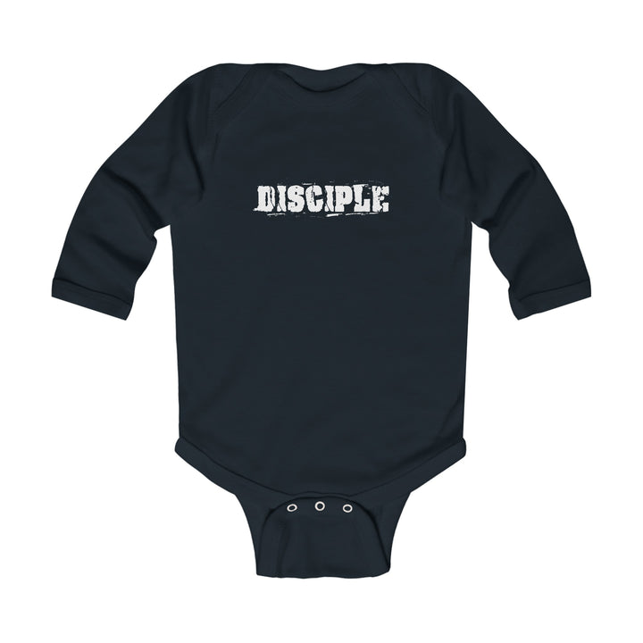 Disciple Infant Long Sleeve Bodysuit Kids clothes Black NB (0-3M) 