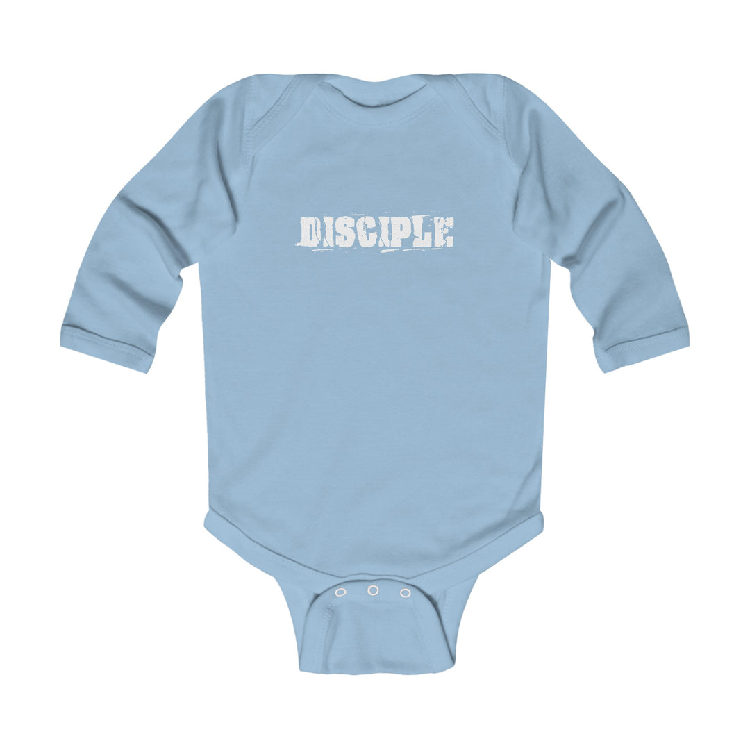 Disciple Infant Long Sleeve Bodysuit Kids clothes Light Blue NB (0-3M) 