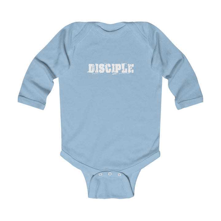 Disciple Infant Long Sleeve Bodysuit Kids clothes Light Blue NB (0-3M) 