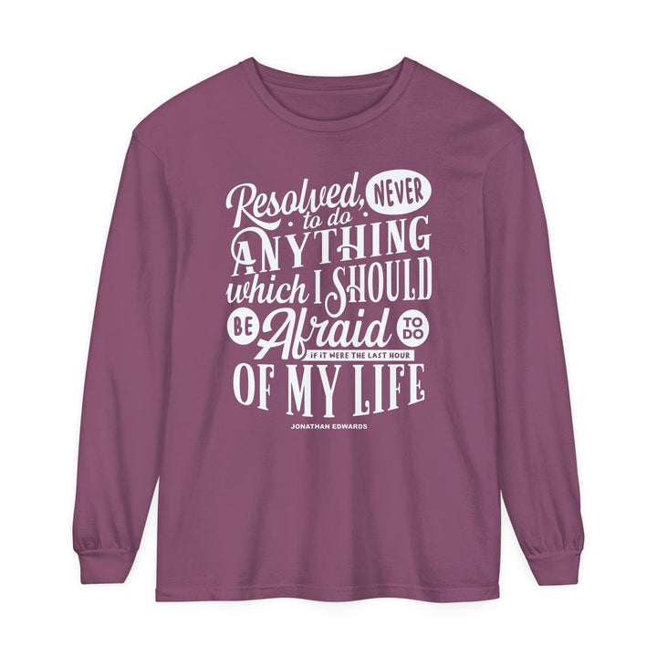 Jonathan Edwards Last Hour Long Sleeve Shirt Long-sleeve Berry S