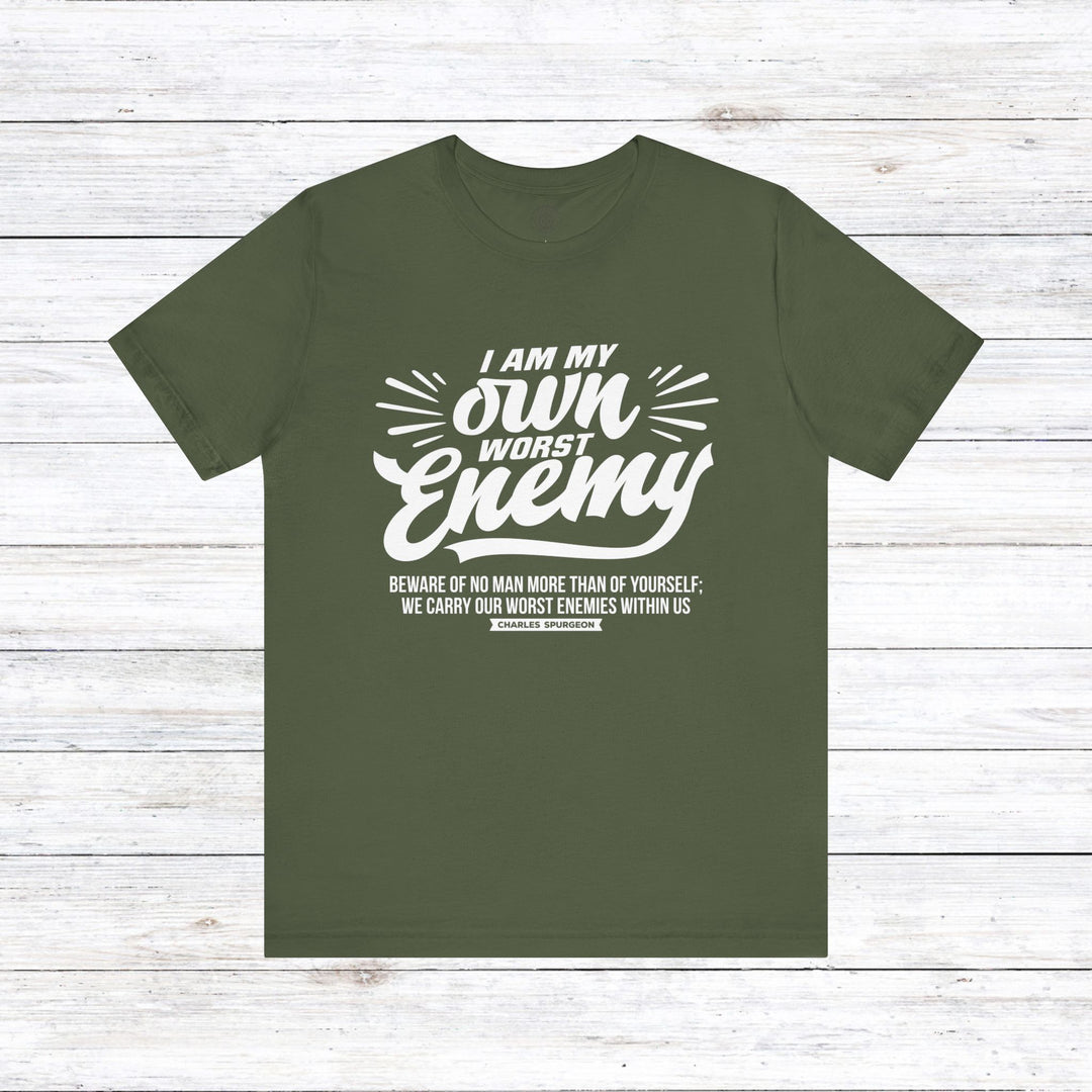 Charles Spurgeon's Worst Enemy Unisex T-Shirt T-Shirt Military Green S