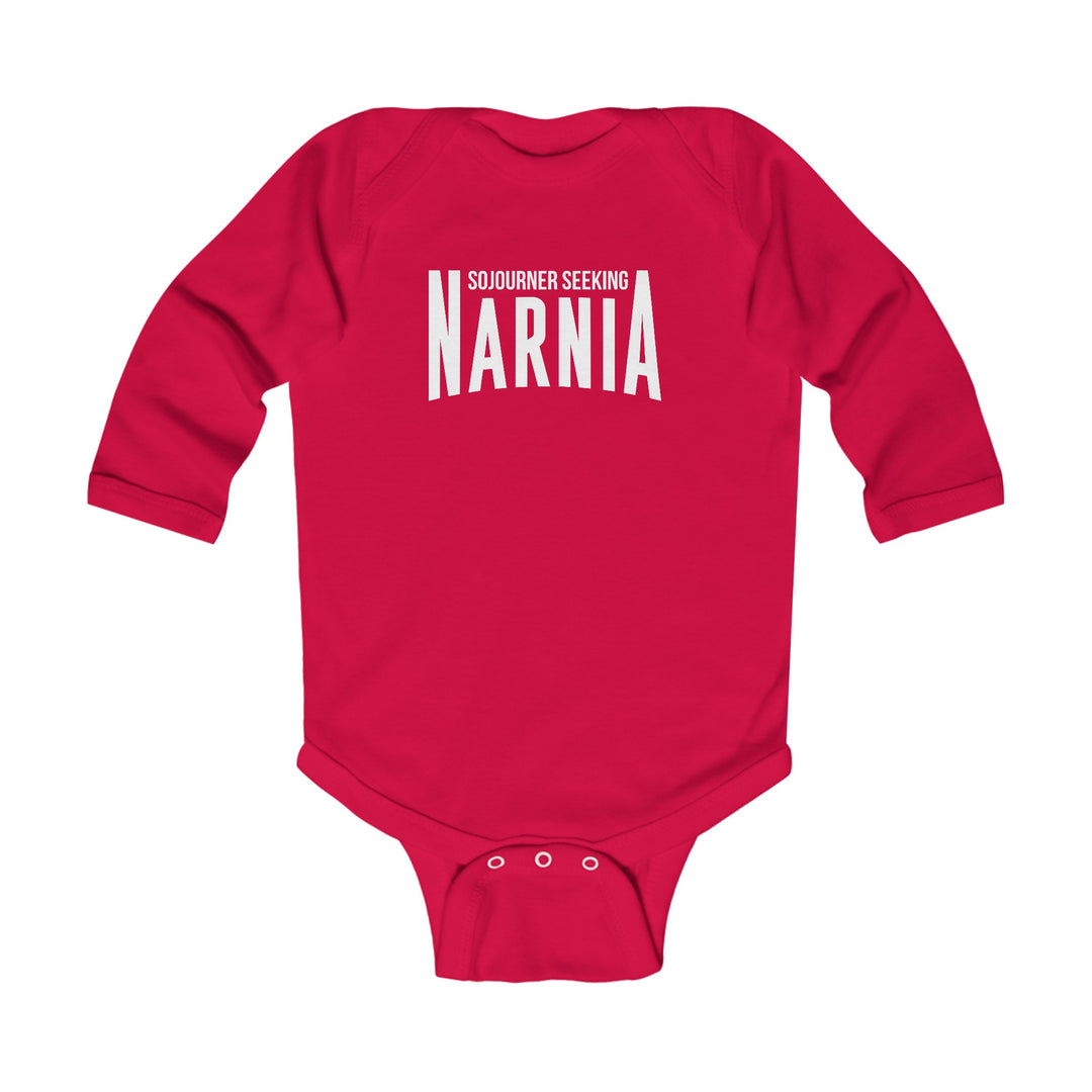 Sojourner Seeking Narnia Infant Long Sleeve Bodysuit Kids clothes Red NB (0-3M) 