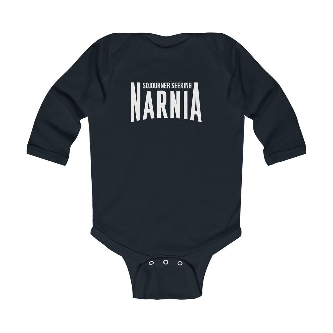 Sojourner Seeking Narnia Infant Long Sleeve Bodysuit Kids clothes Black NB (0-3M) 