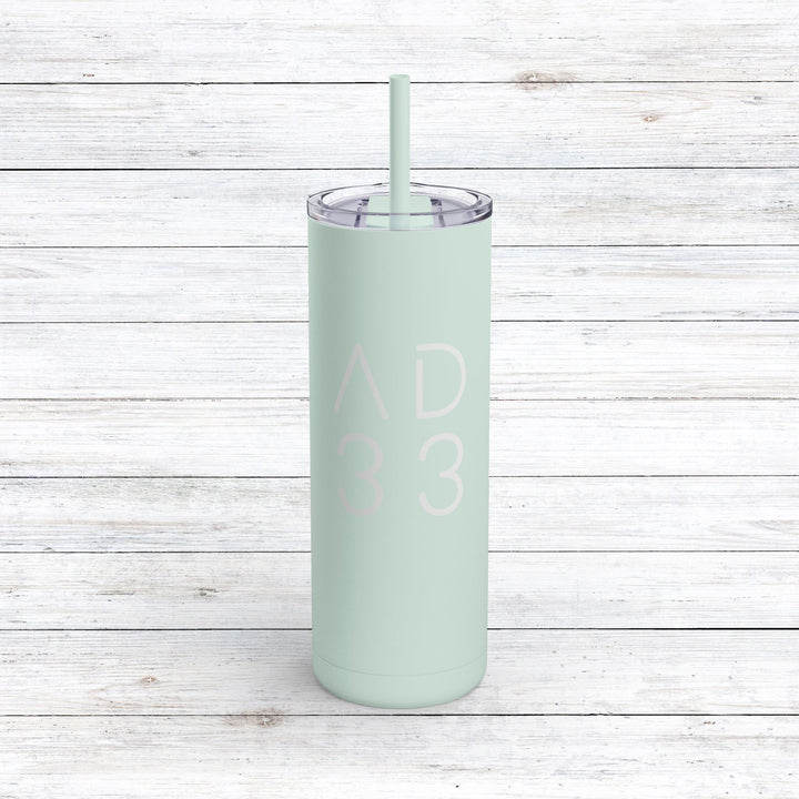 Christian Tumbler AD 33 Mug Seaglass 20oz Matte