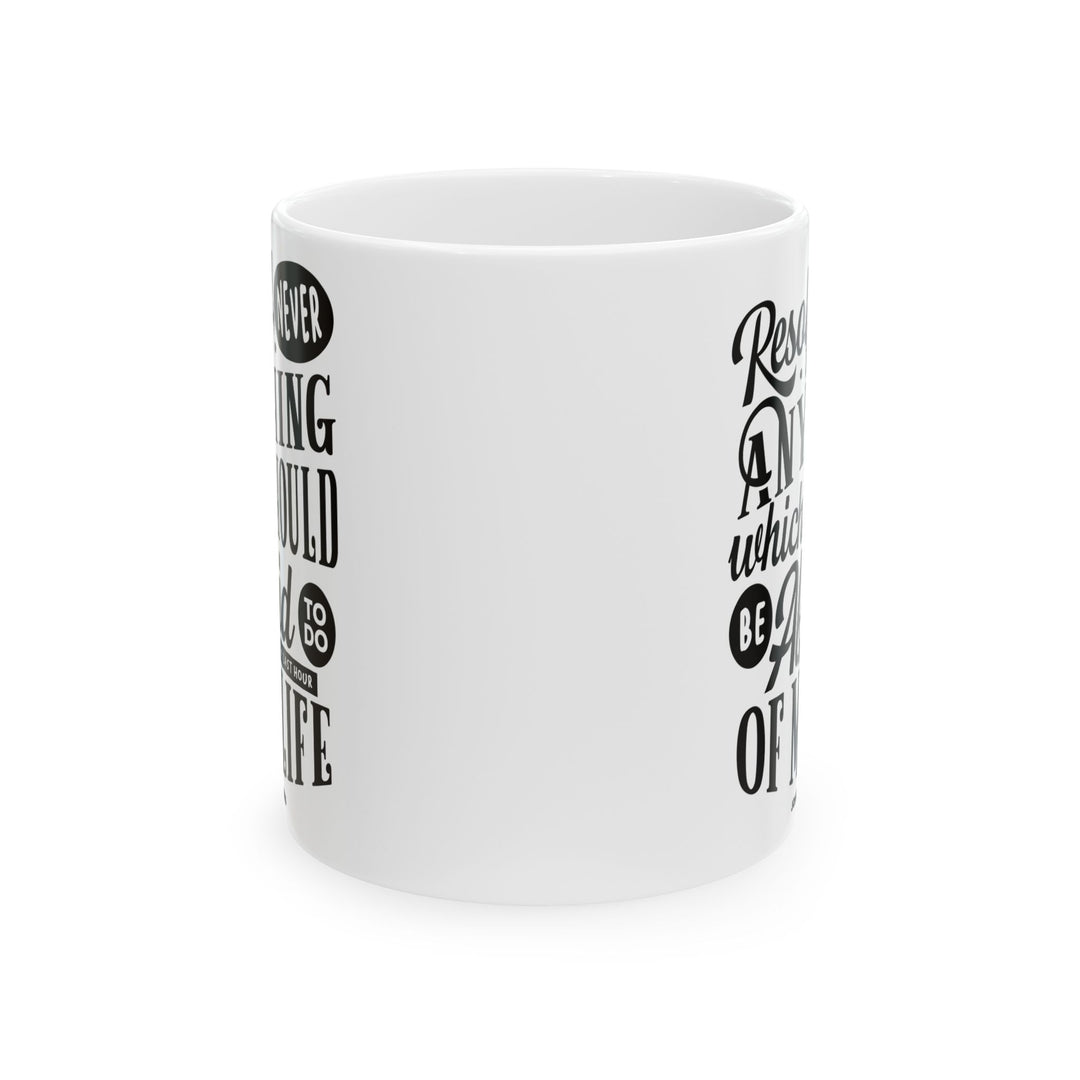 Christian Coffee Mug Jonathan Edwards Last Hour Ceramic Mug