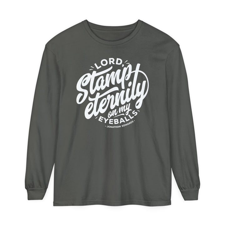 Jonathan Edwards Stamp Eternity Long Sleeve Shirt Long-sleeve Pepper S