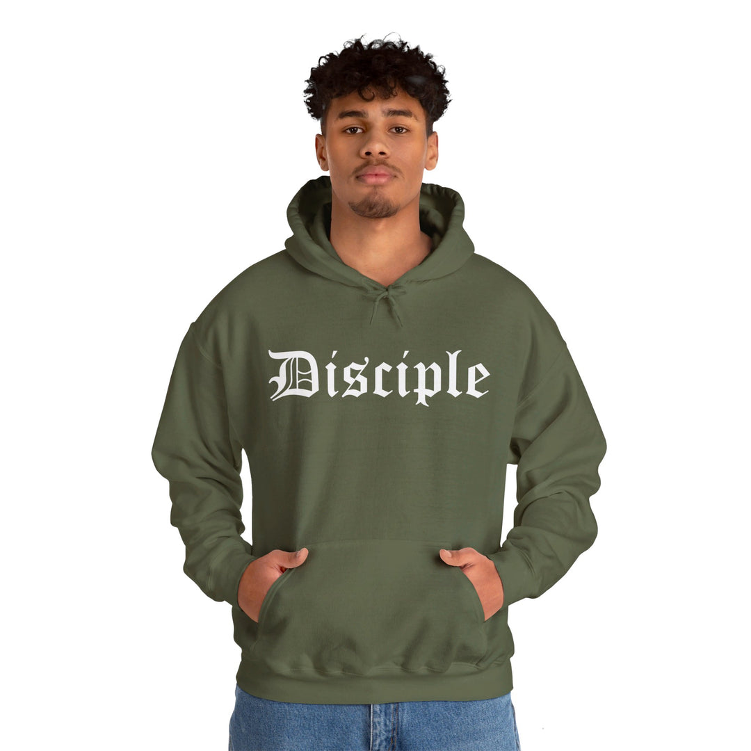 Disciple Old English Hoodie Hoodie   