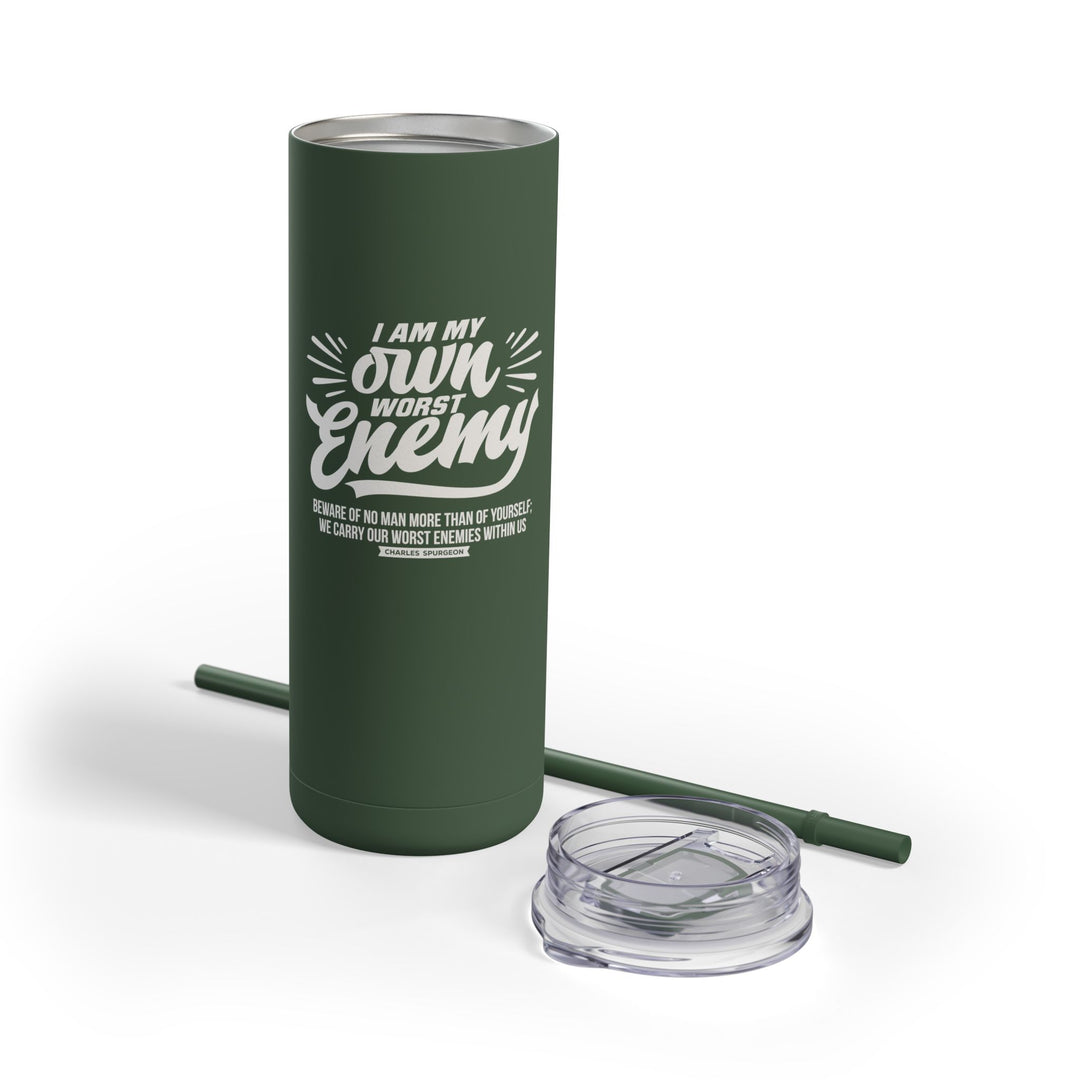Christian Tumbler Charles Spurgeon's Worst Enemy Mug