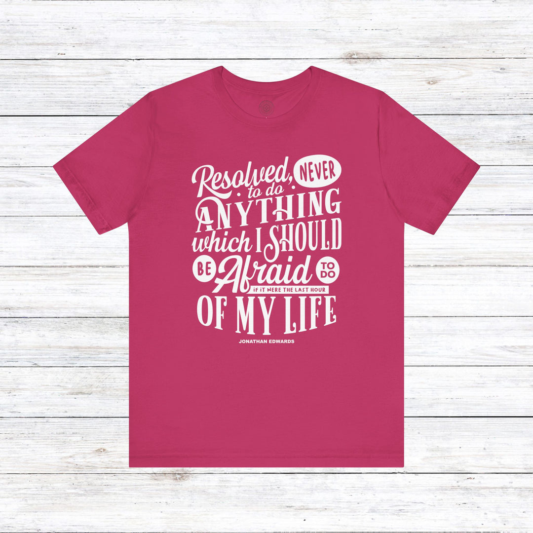 Last Hour Jonathan Edwards Unisex T-Shirt T-Shirt Berry S