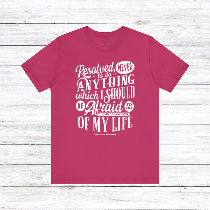 Last Hour Jonathan Edwards Unisex T-Shirt T-Shirt Berry S
