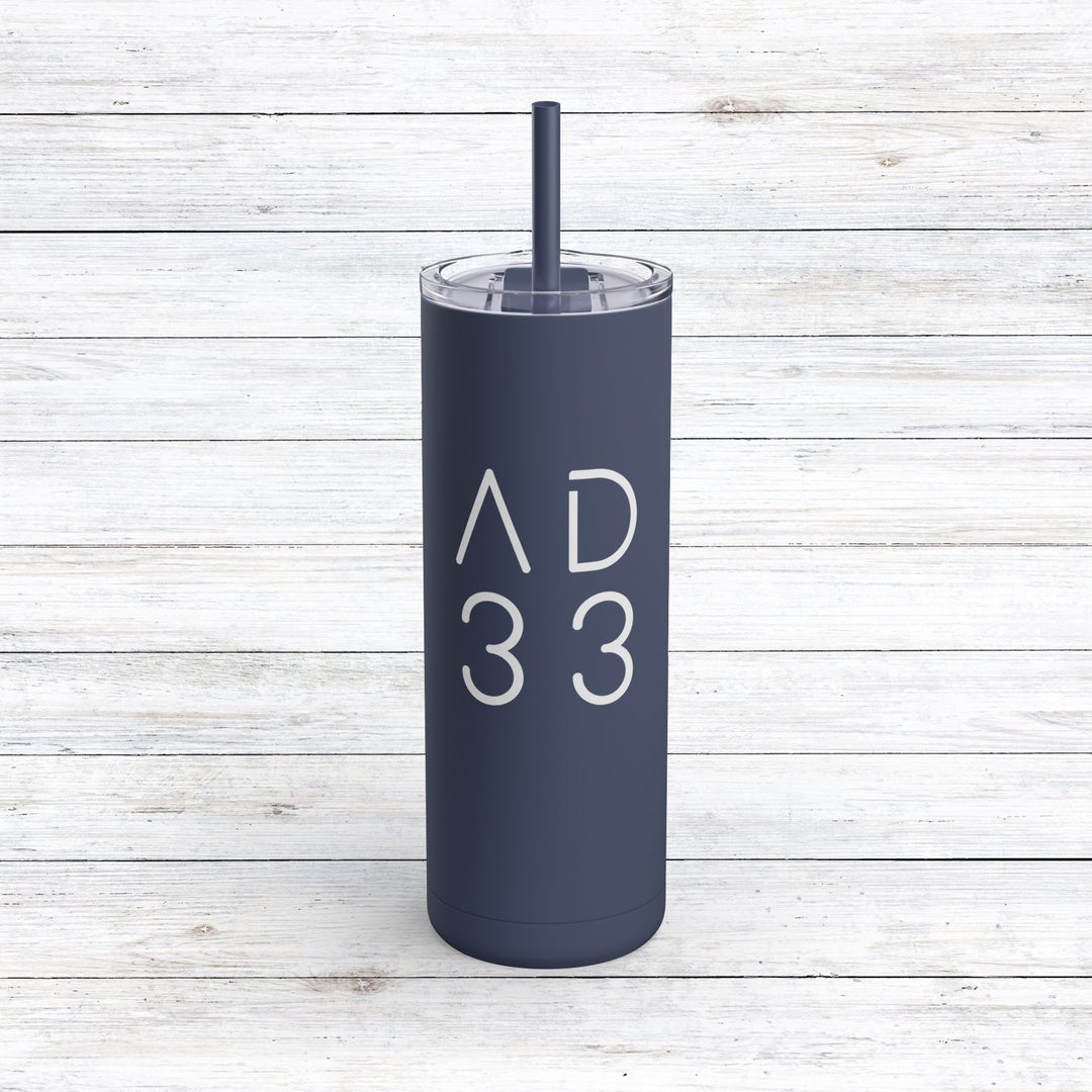Christian Tumbler AD 33 Mug Indigo 20oz Matte