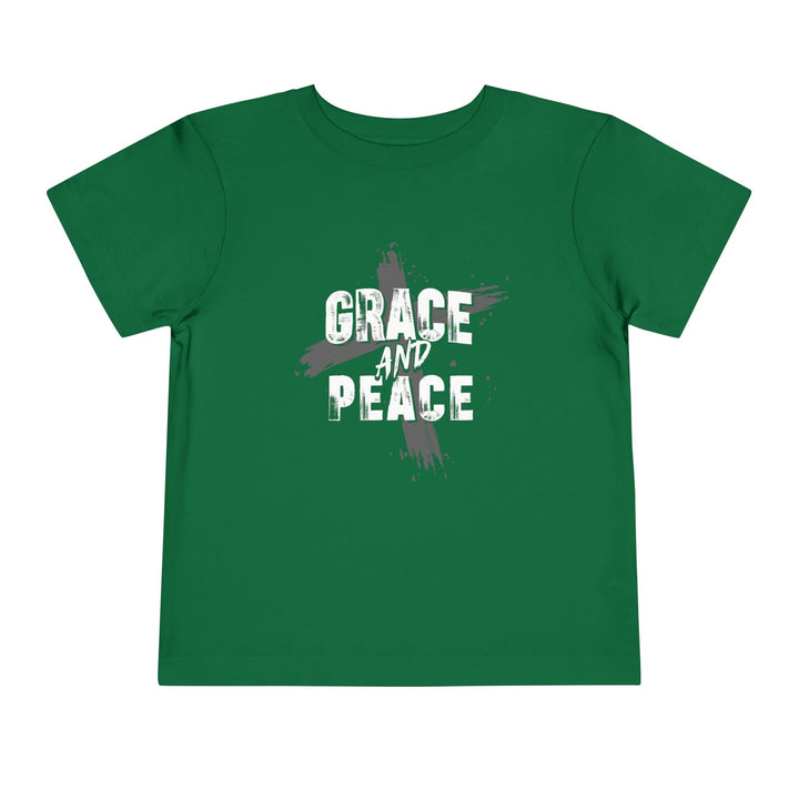 Grace and Peace Cross Toddler Tee Kids clothes Kelly 2T 