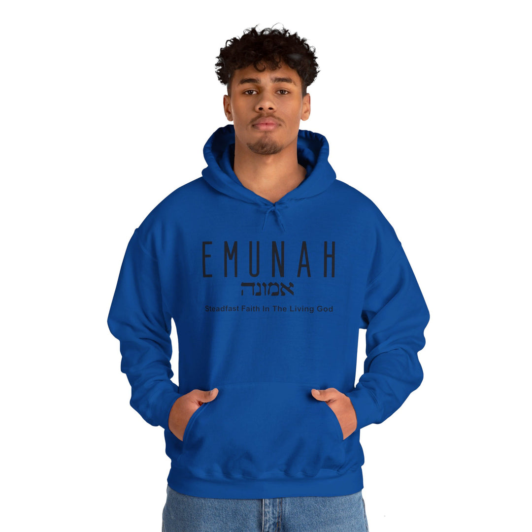 Emunah Steadfast Faith Hoodie Hoodie   