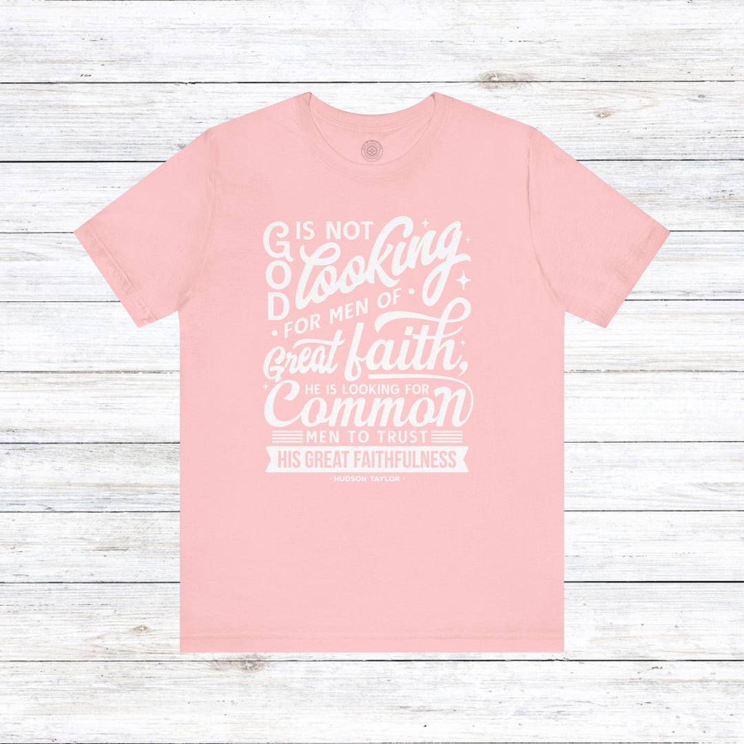Hudson Taylor Common Men Unisex T-Shirt T-Shirt Pink S