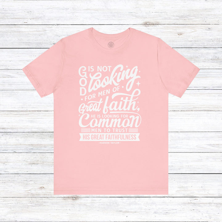 Hudson Taylor Common Men Unisex T-Shirt T-Shirt Pink S