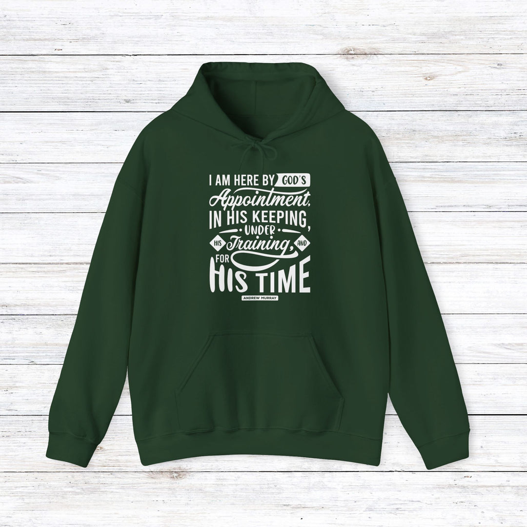 Andrew Murray's His Time Hoodie Hoodie Forest Green S