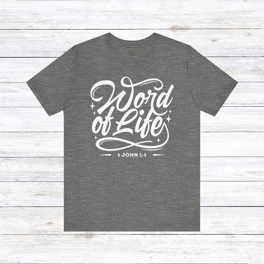 Word of Life Unisex T-Shirt T-Shirt Deep Heather S 