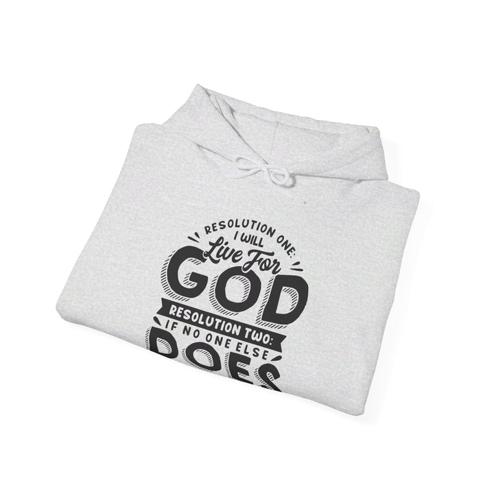 Jonathan Edwards Live For God (Black Print) Hoodie Hoodie