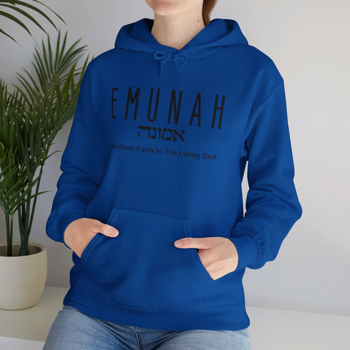 Emunah Steadfast Faith Hoodie Hoodie   