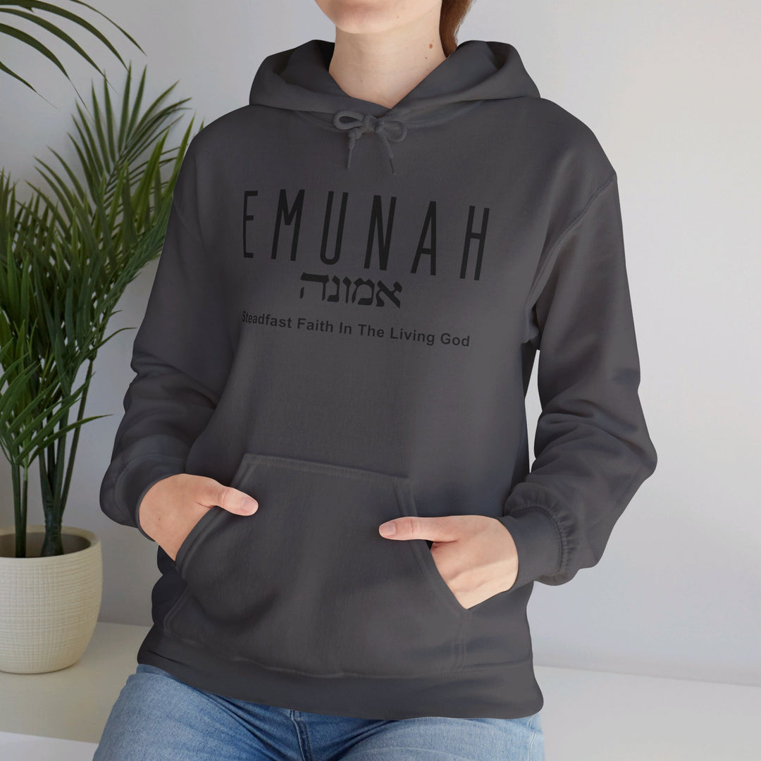 Emunah Steadfast Faith Hoodie Hoodie   