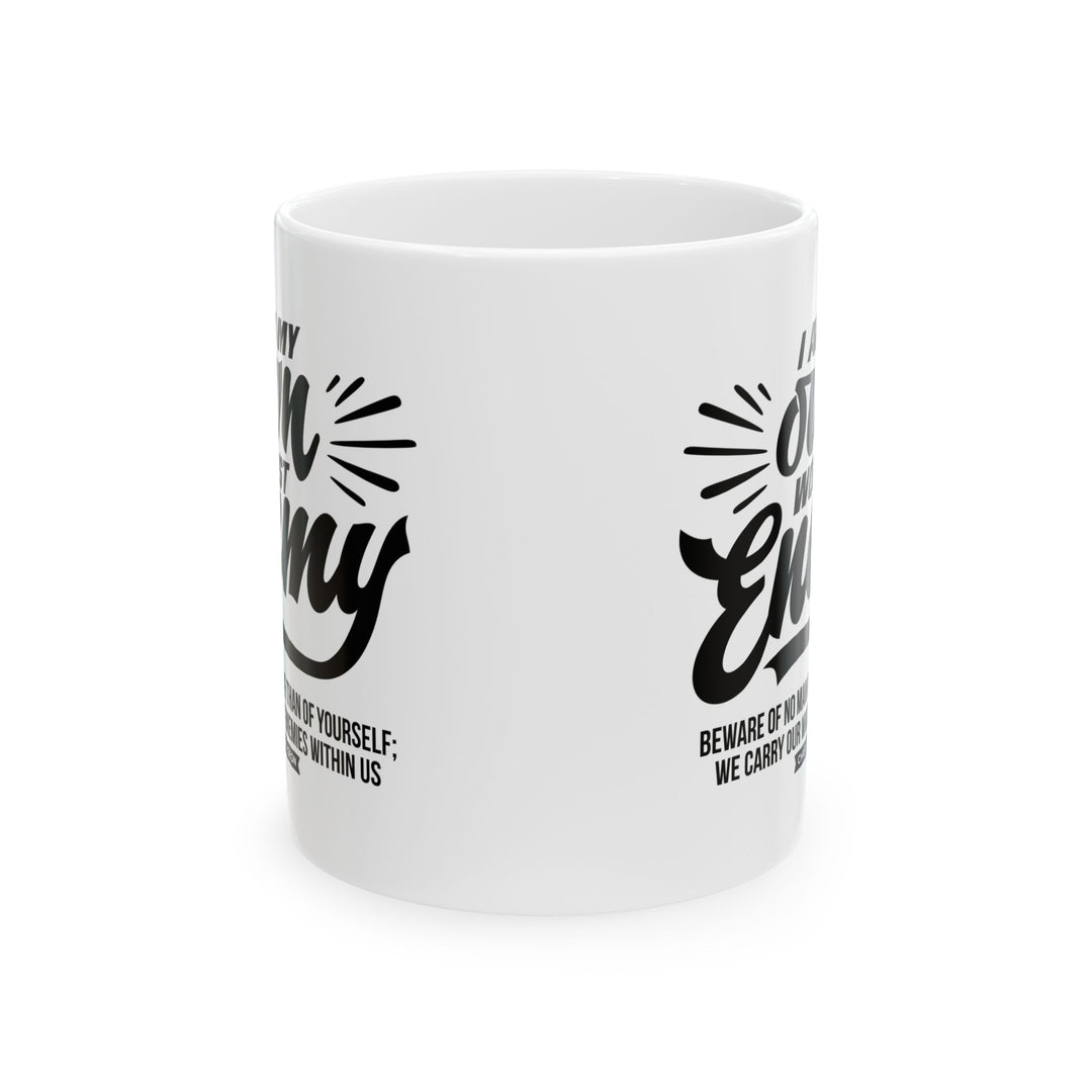 Christian Coffee Mug Charles Spurgeon's Worst Enemy Ceramic Mug