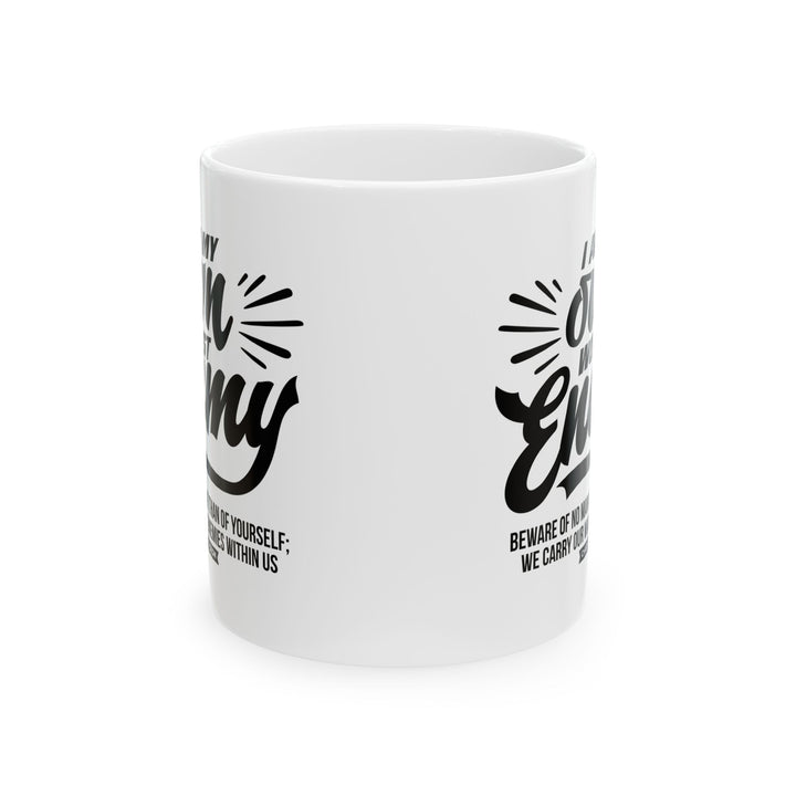 Christian Coffee Mug Charles Spurgeon's Worst Enemy Ceramic Mug