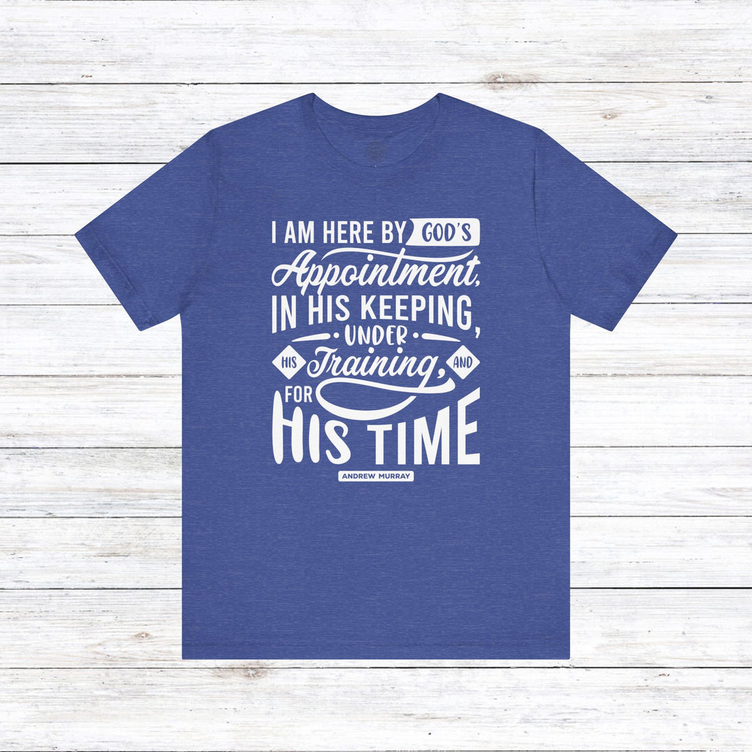 Andrew Murray's His Time Unisex T-Shirt T-Shirt Heather True Royal S