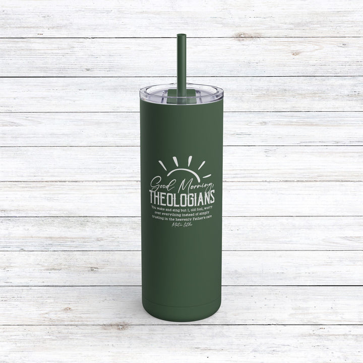 Christian Tumbler Martin Luther's Theologians Mug Pine Needle 20oz Matte