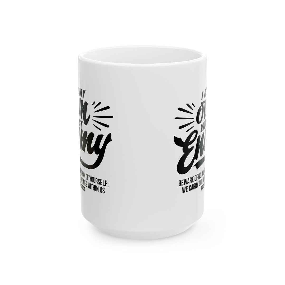Christian Coffee Mug Charles Spurgeon's Worst Enemy Ceramic Mug