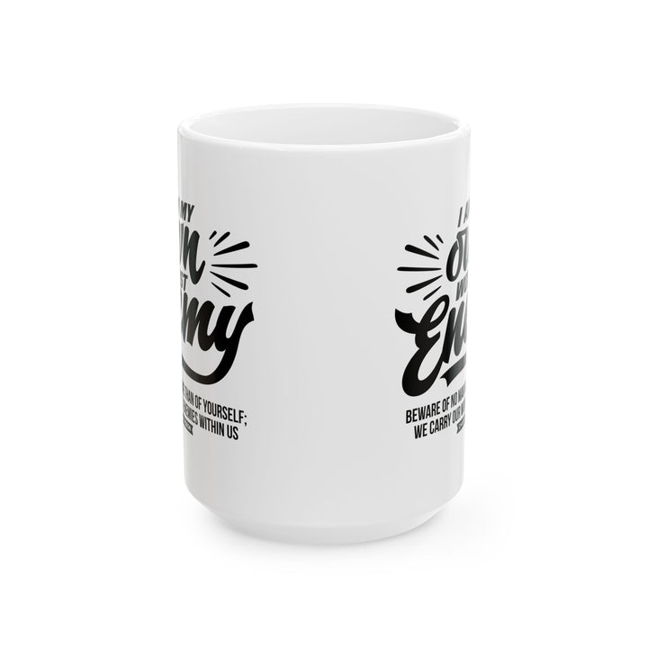 Christian Coffee Mug Charles Spurgeon's Worst Enemy Ceramic Mug