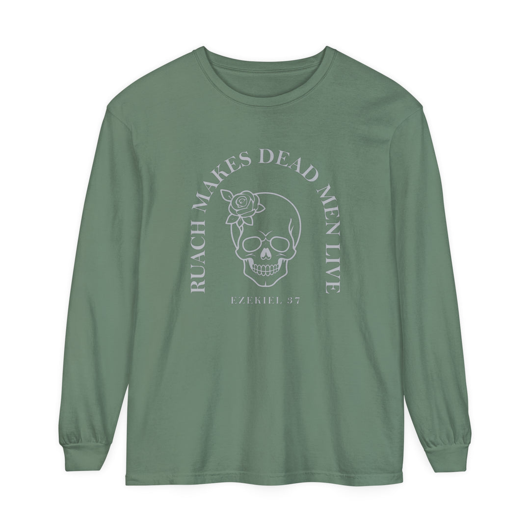 Ruach Makes Dead Men Live Long Sleeve Shirt Long-sleeve Light Green S 