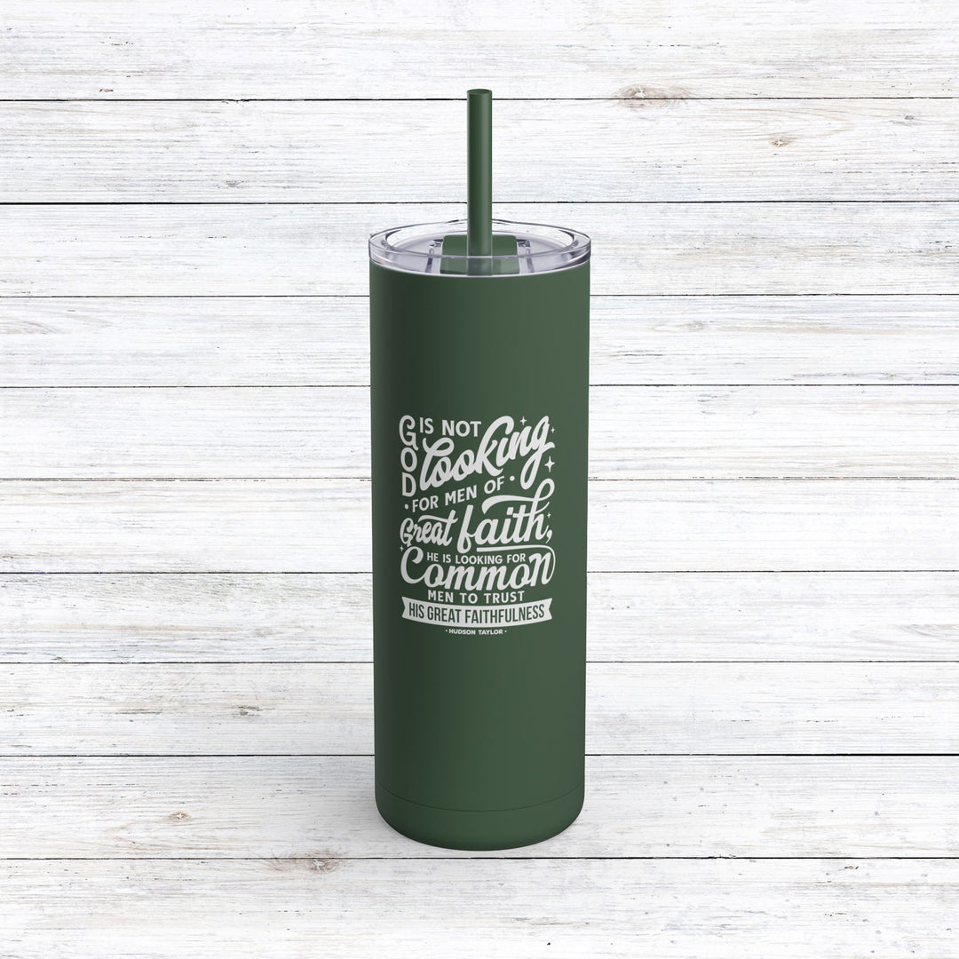 Christian Tumbler Hudson Taylor Common Men Mug Pine Needle 20oz Matte