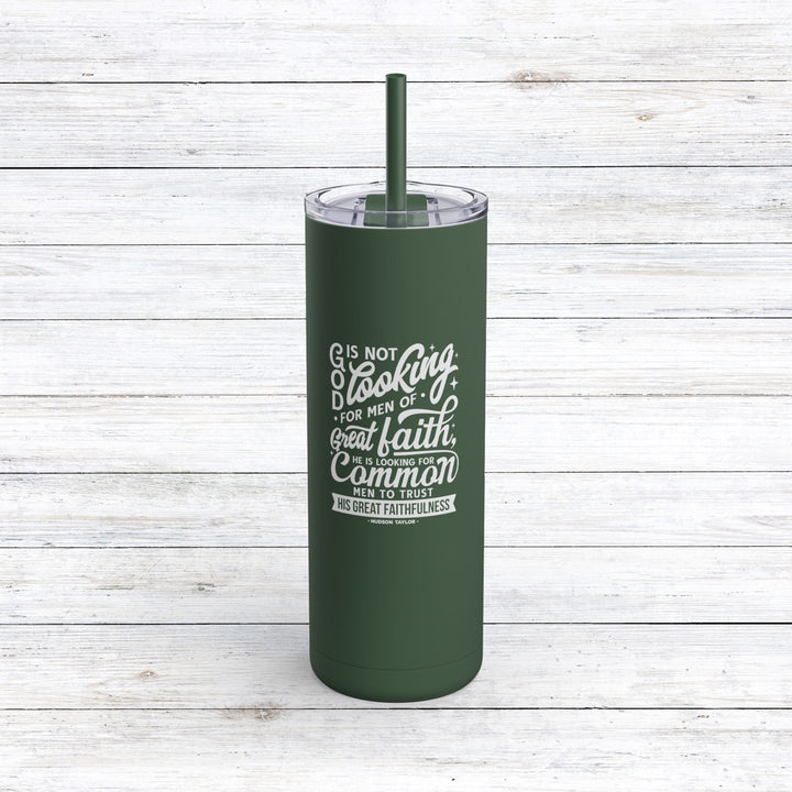 Christian Tumbler Hudson Taylor Common Men Mug Pine Needle 20oz Matte
