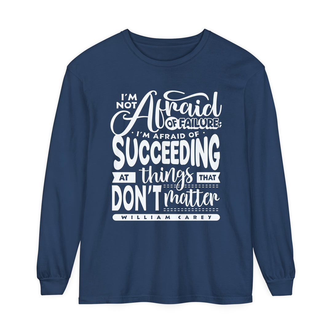 William Carey's Things That Don't Matter Long Sleeve Shirt Long-sleeve Midnight S