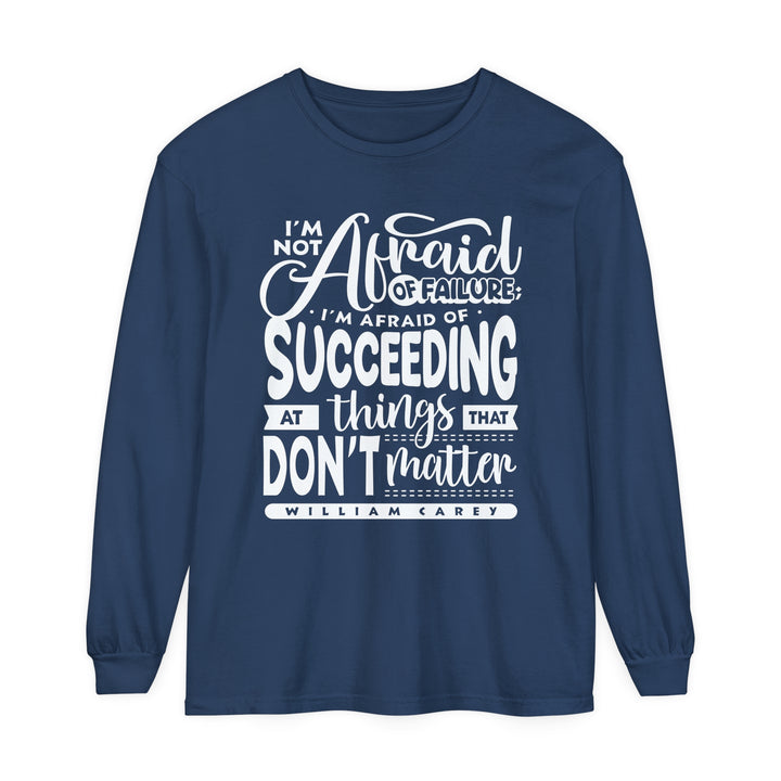William Carey's Things That Don't Matter Long Sleeve Shirt Long-sleeve Midnight S