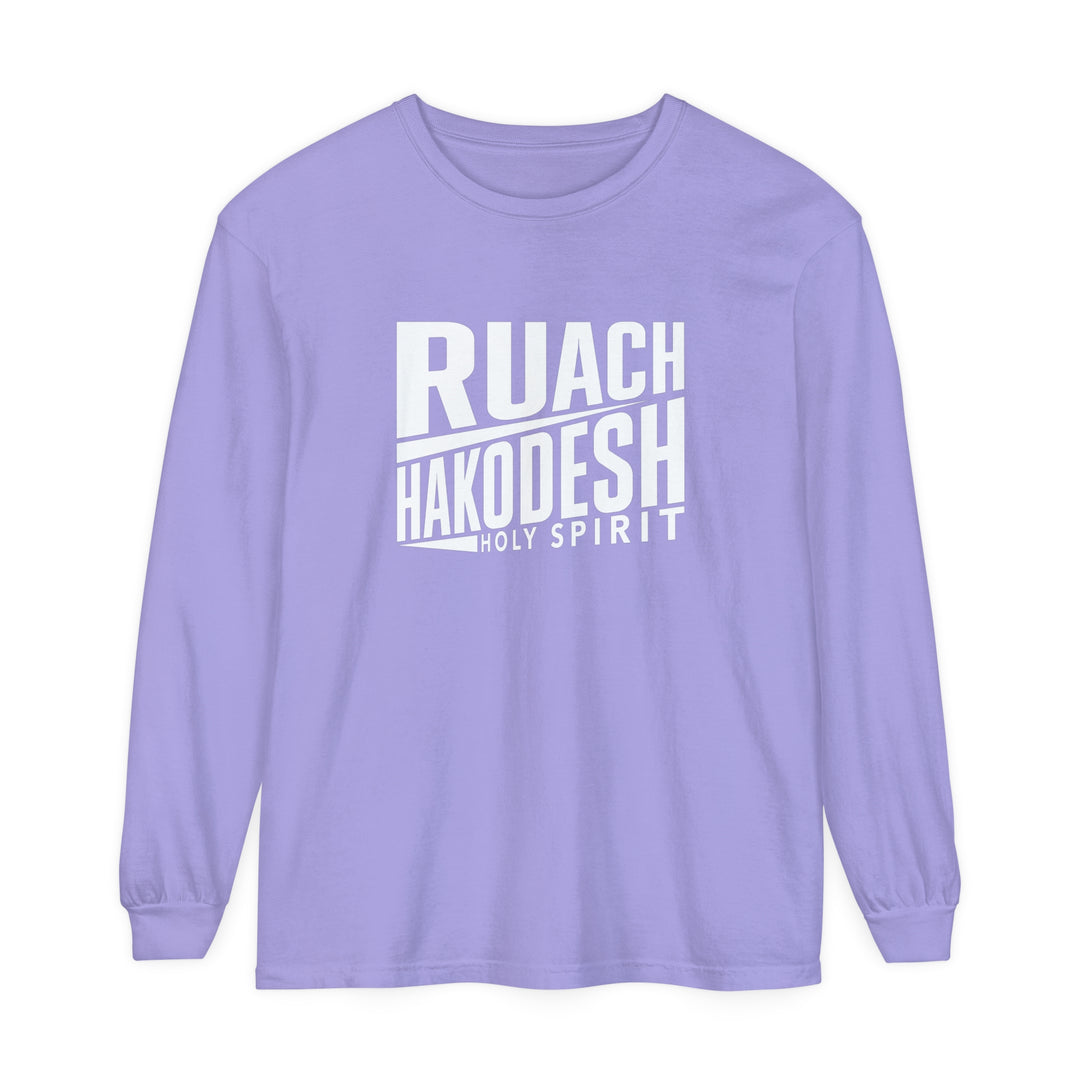 Holy Spirit Long Sleeve Shirt Long-sleeve Violet S 