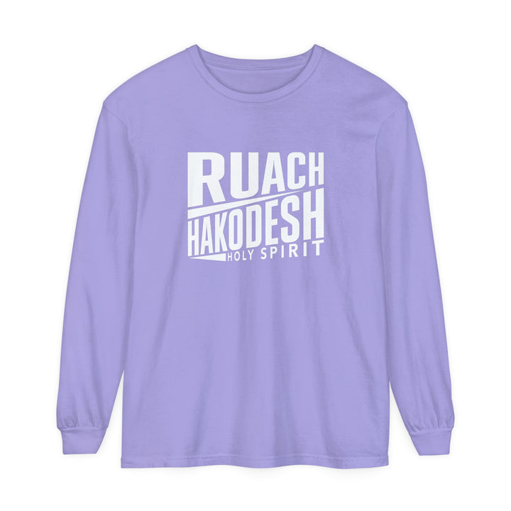 Holy Spirit Long Sleeve Shirt Long-sleeve Violet S 