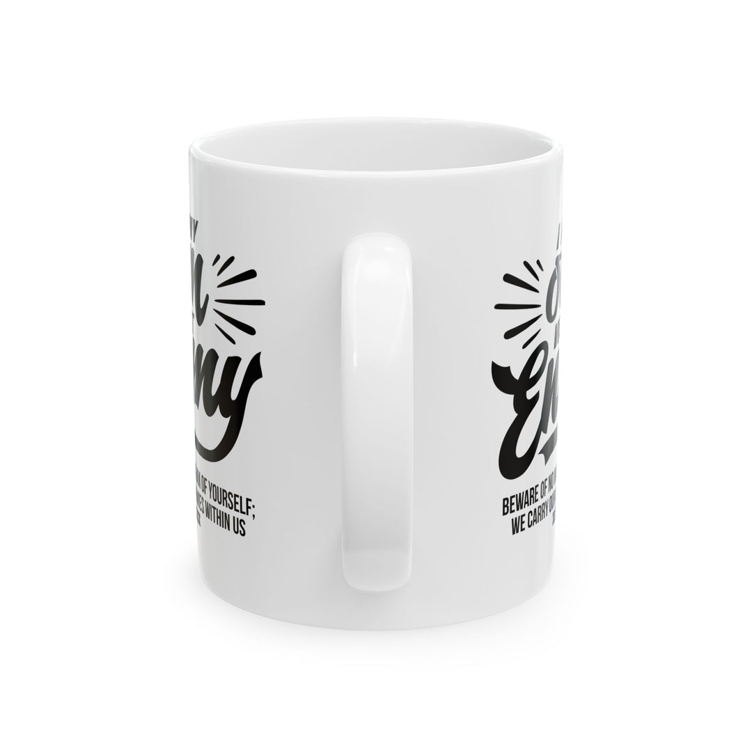 Christian Coffee Mug Charles Spurgeon's Worst Enemy Ceramic Mug