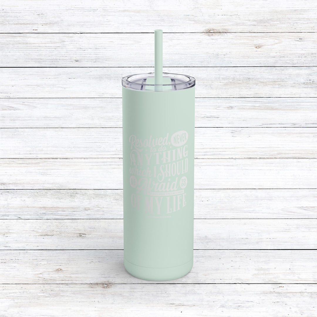 Christian Tumbler Jonathan Edwards Last Hour Mug Seaglass 20oz Matte