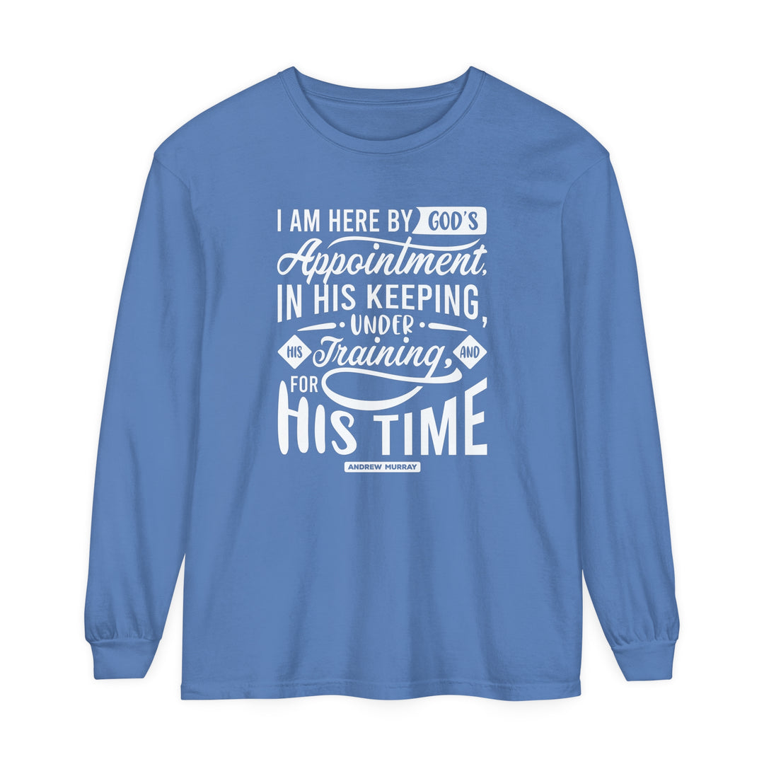Andrew Murray's His Time Long Sleeve Shirt Long-sleeve Flo Blue S