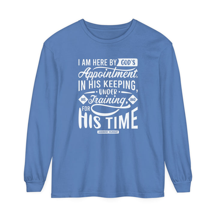 Andrew Murray's His Time Long Sleeve Shirt Long-sleeve Flo Blue S