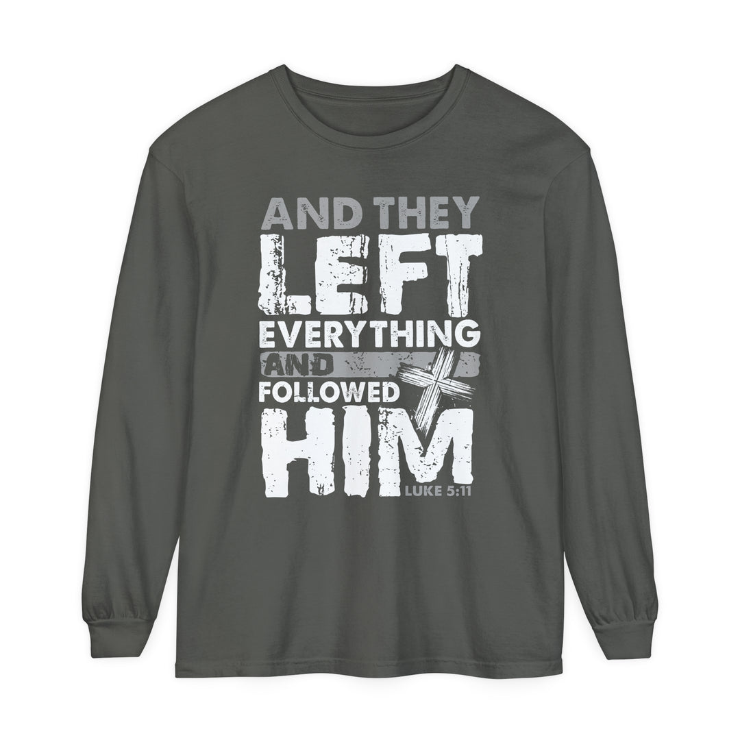 Left Everything Long Sleeve Shirt Long-sleeve Pepper S 