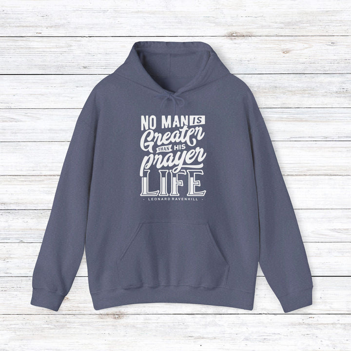 Leonard Ravenhill's Prayer Life Hoodie Hoodie Heather Navy S