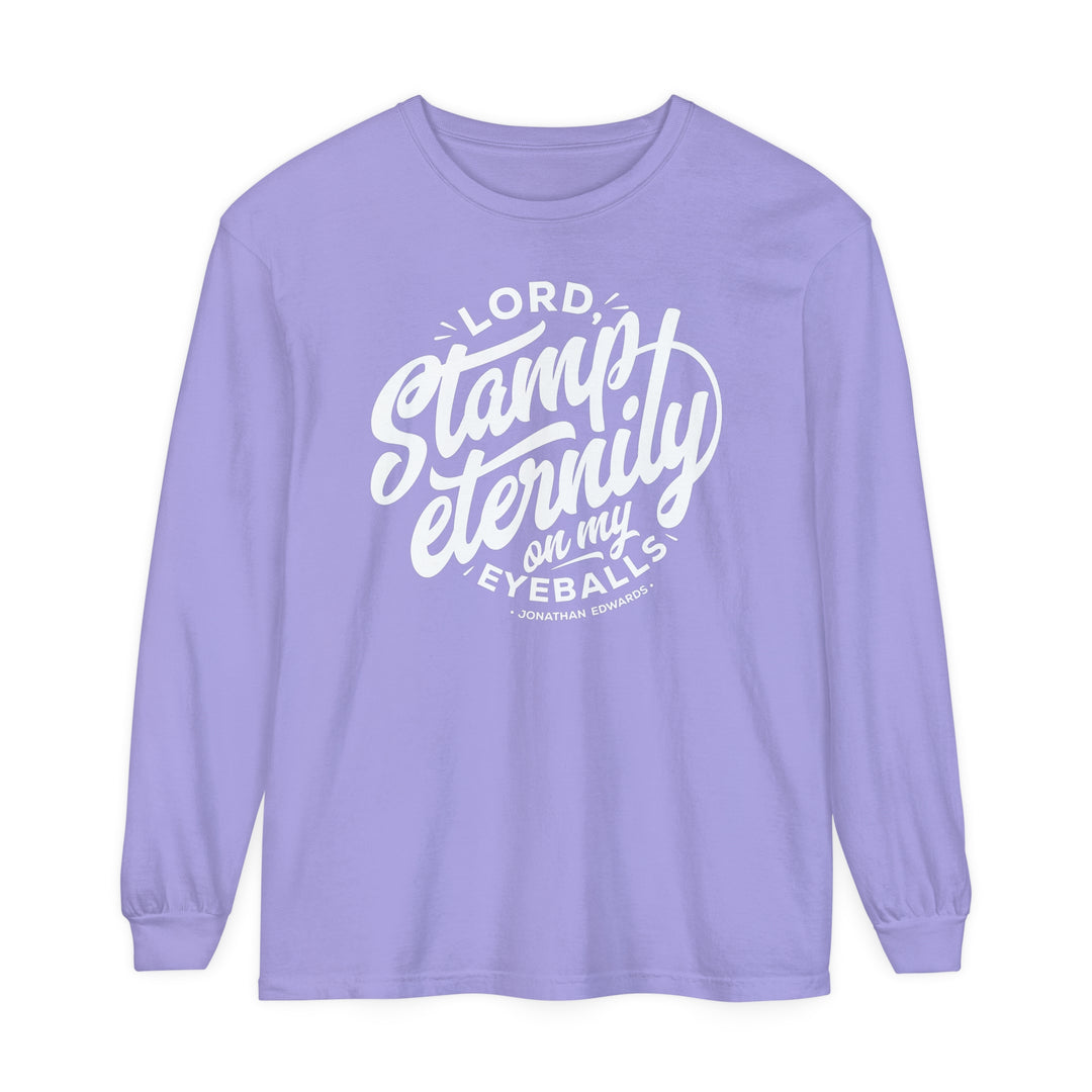 Jonathan Edwards Stamp Eternity Long Sleeve Shirt Long-sleeve Violet S