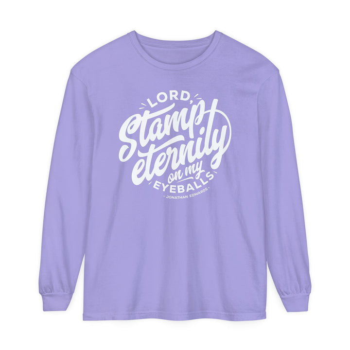 Jonathan Edwards Stamp Eternity Long Sleeve Shirt Long-sleeve Violet S